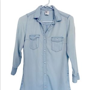 Forever 21 Extra long button down shirt